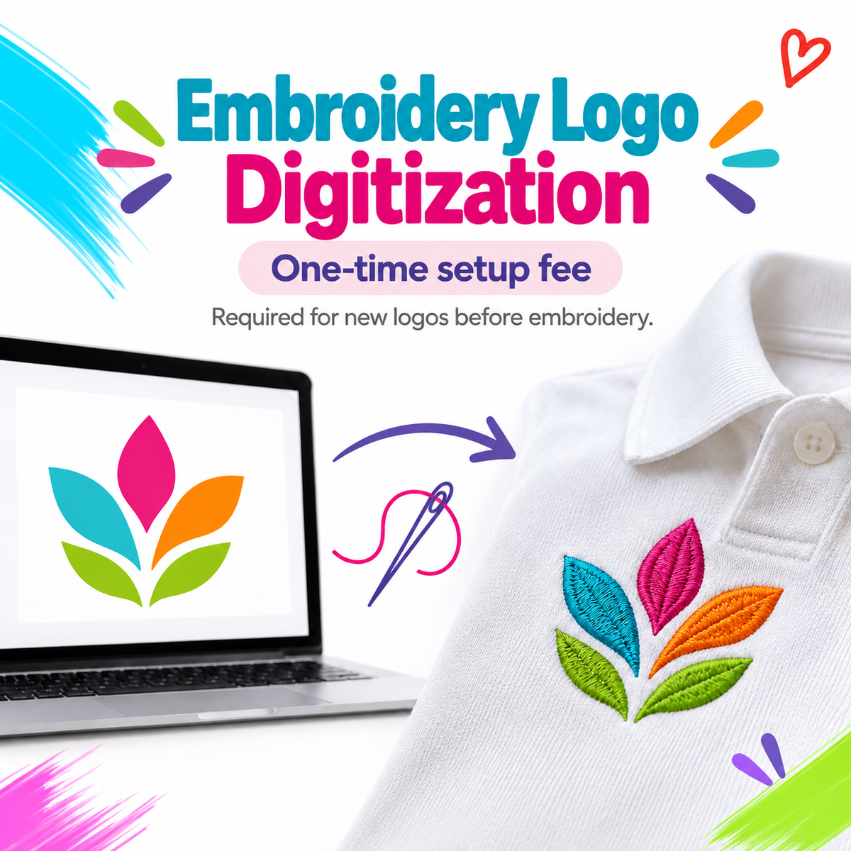 Embroidery Logo Digitization